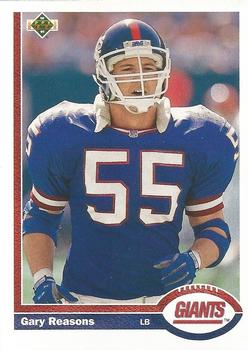 Gary Reasons New York Giants 1991 Upper Deck NFL #578